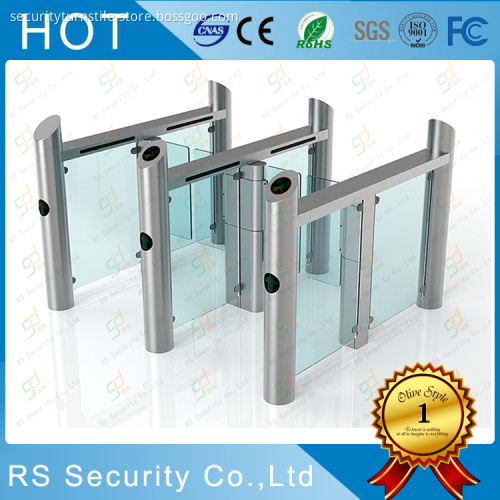 High Bright Stadium Sliding Glass Turnstile System